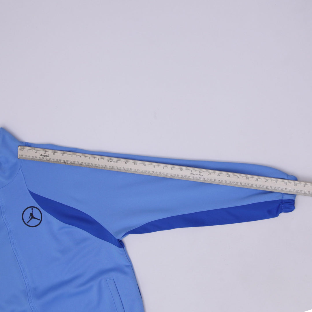 Mens Air Jordan Track Jacket Light Blue Full Zip Size L