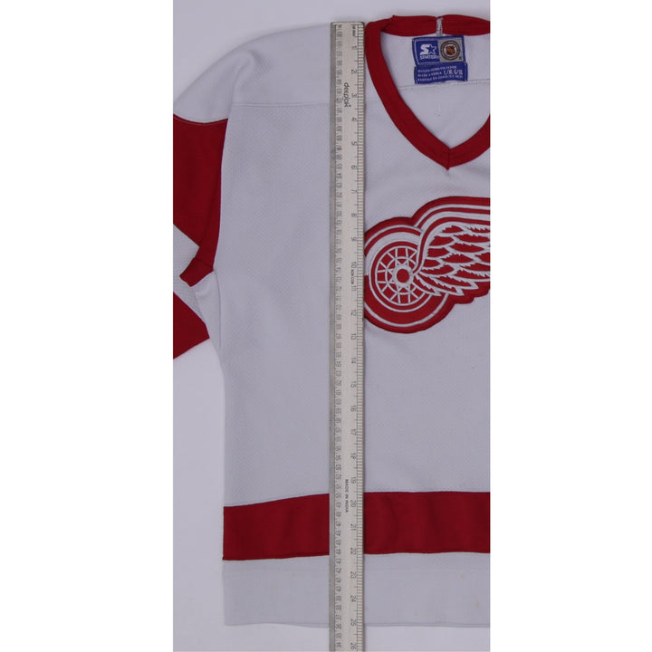 Vintage 90s Starter Detroit Red Wings NHL Hockey Jersey Western Conference L XL