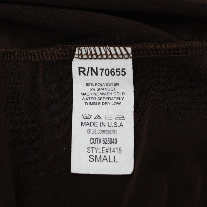 Y2K Ladies Sparkle Camisole Brown Spaghetti Strap Size S