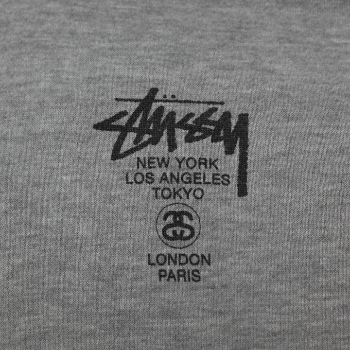 Mens Stussy World Tour Hoodie Pullover Hoodie Size L