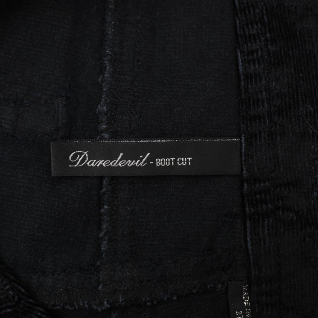 Y2K Ladies Guess Jeans "Daredevil" Bootcut Corduroy Pants Size 27