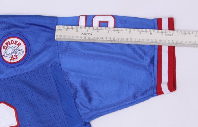 Vintage Mitchell & Ness Lawrence Taylor Jersey # 56 Blue NFL 1990 | Migration_Jerseys - View 7 | Fashion Rerun