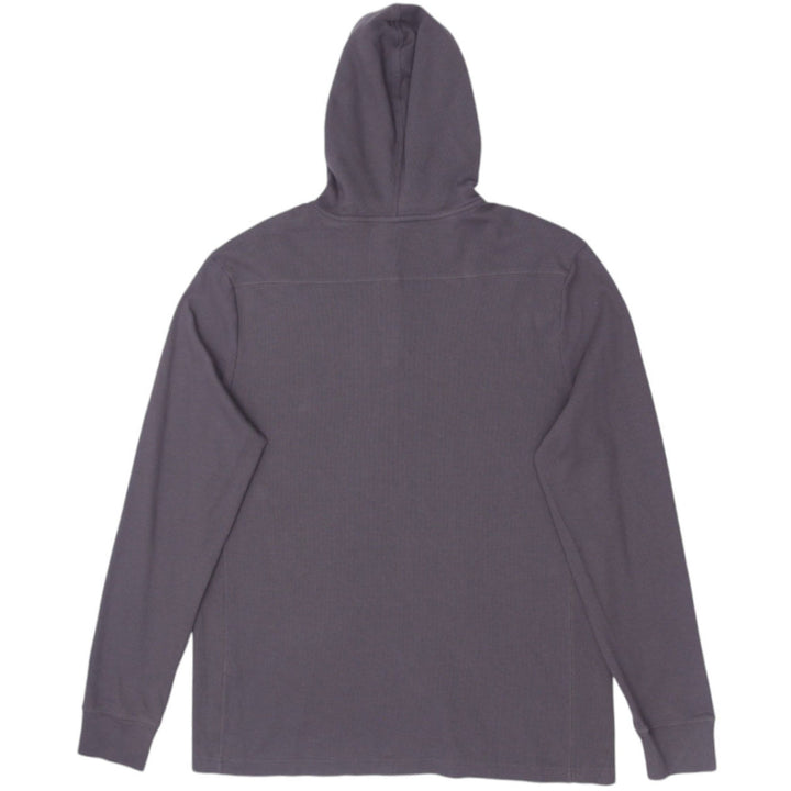 Mens Lacoste Half Button Hooded Long Sleeve T-Shirt