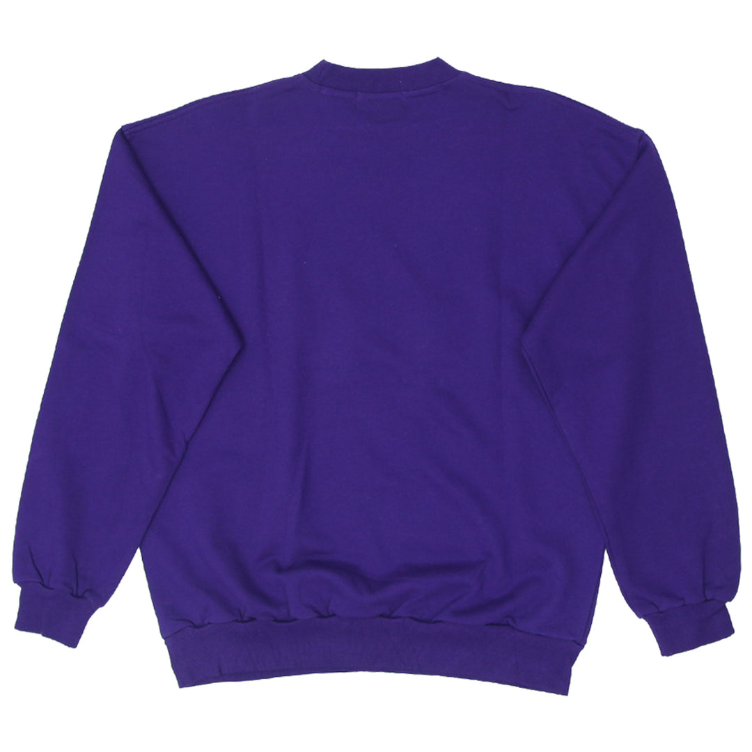 Vintage Ferrari Maranello Purple Embroidered Crewneck Sweatshirt by Magneti Marelli 1990's Size L - Fashion Rerun Vintage Migration_Sweaters