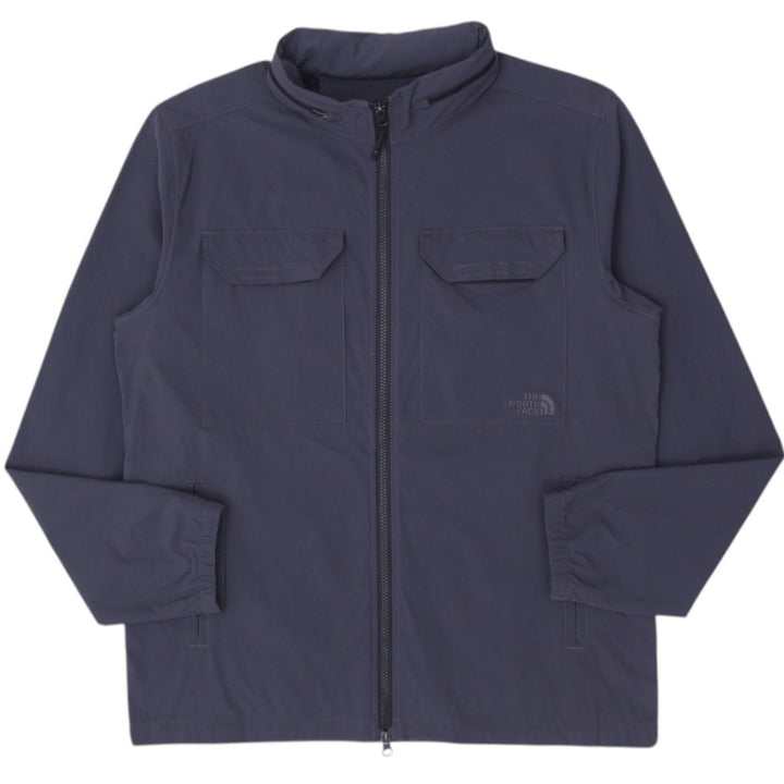 Mens The North Face Jacket Gray Full Zip Outdoor Lightweight L