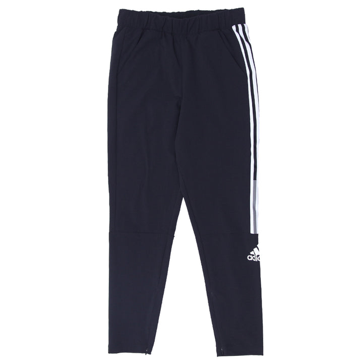 Ladies Adidas White Stripes Skinny Track Pants