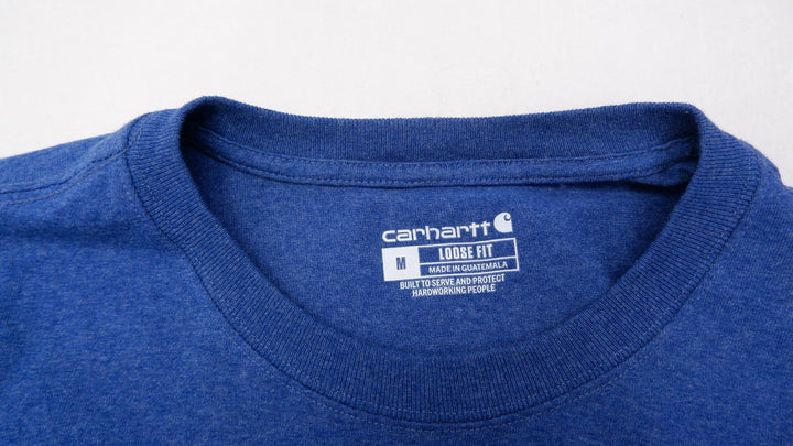Mens Carhartt TK0231 Long Sleeve Shirt Blue Workwear