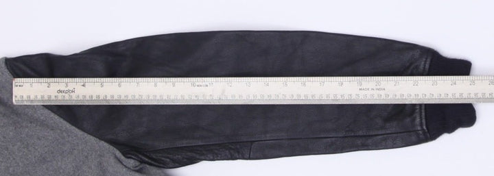 Mens Nike Destroyer Leather Sleeve Jacket