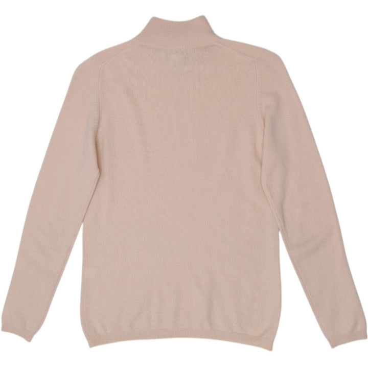 Ladies Neiman Marcus 100% Cashmere Mock Neck Turtleneck Sweater Size S