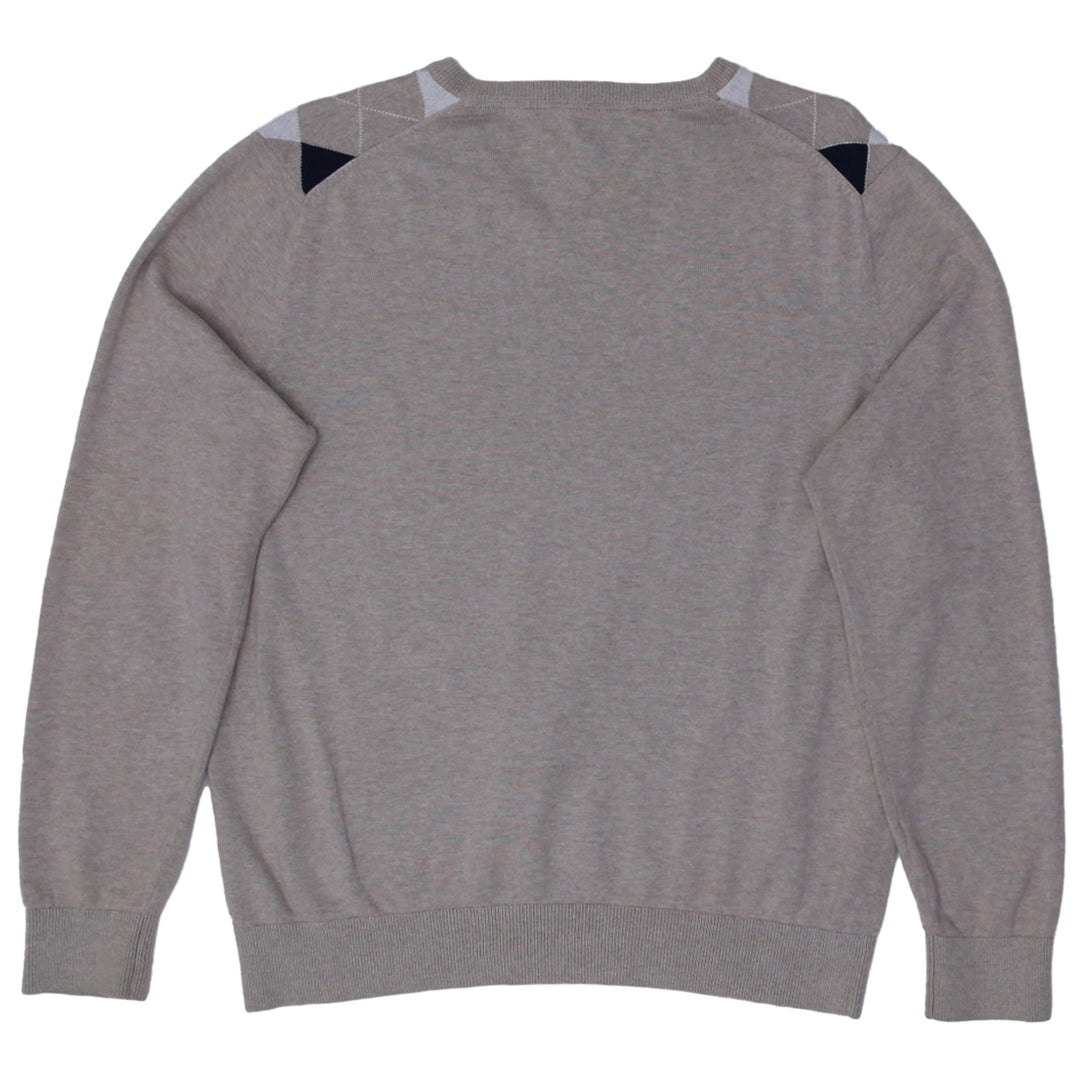 Mens Tommy Hilfiger V-Neck Argyle Sweater