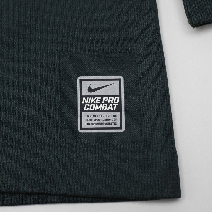 Mens Nike Pro Combat Hyperwarm Dri-FIT Knit Compression Mock Neck T-Shirt Size L