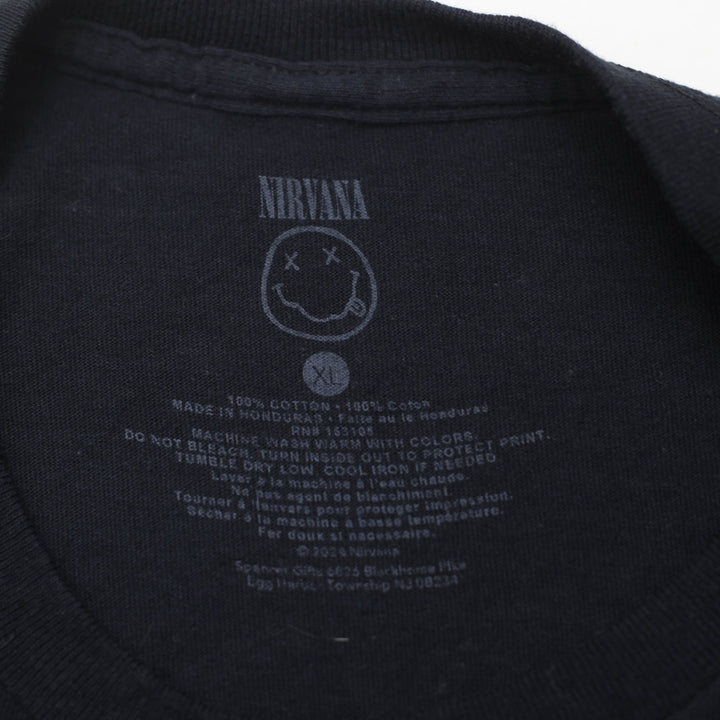 Mens Nirvana "In Utero" Angel & Floral Graphic T-Shirt  Size XL