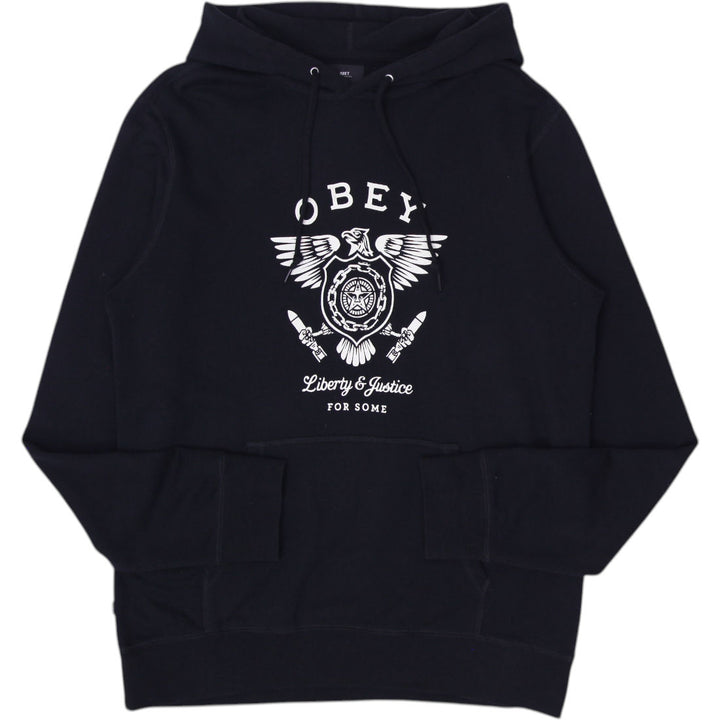 Mens Obey Hoodie Black Graphic Liberty Sweatshirt | Migration_Hoodies SW COLLECTION | Fashion Rerun