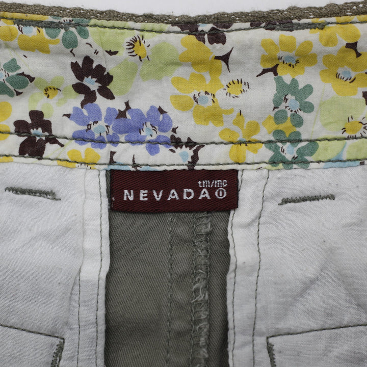 Y2K Ladies Nevada Cargo Skirt Green Size 3/4