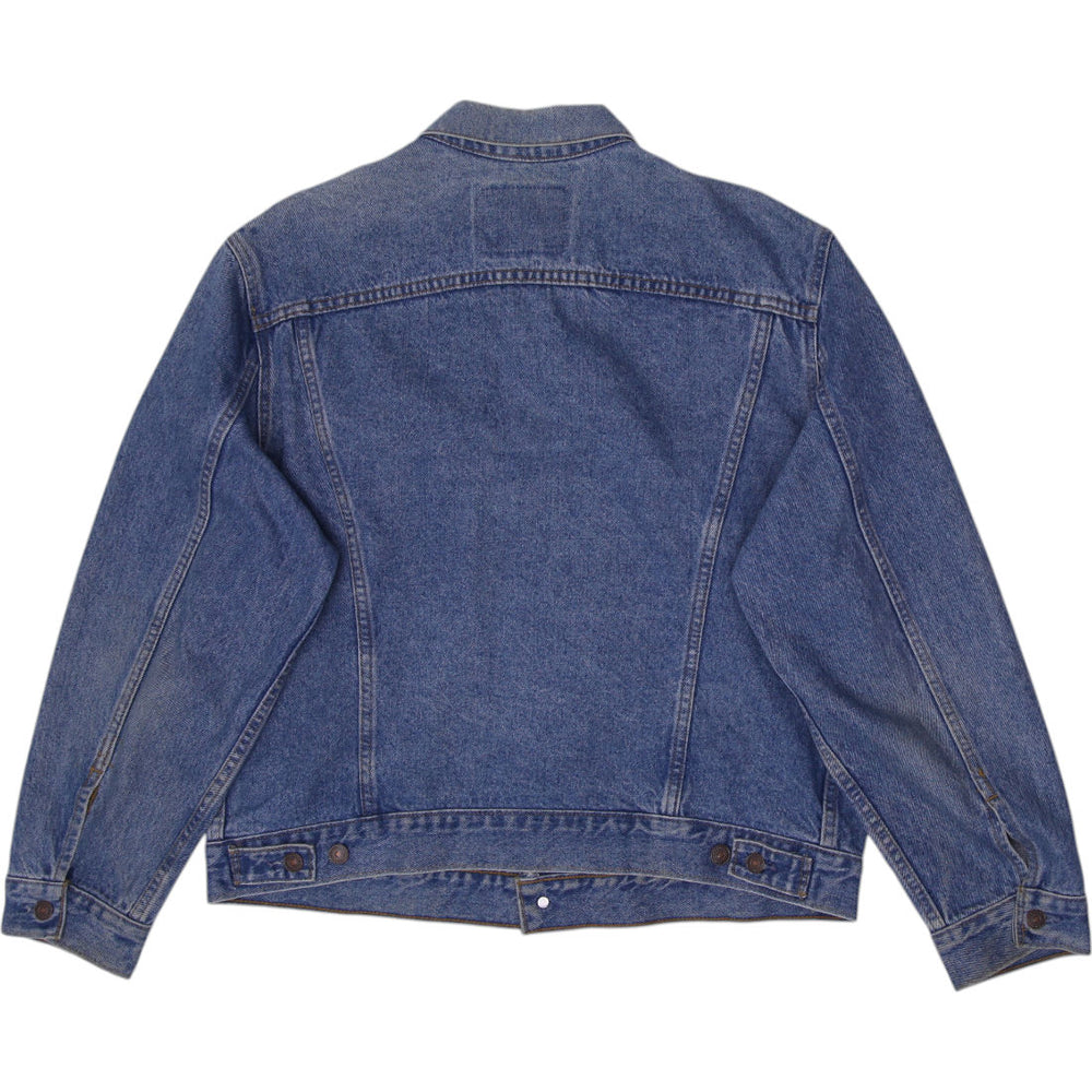 Vintage Mens Levis Classic Workwear Trucker Denim Jacket Size 46 | Migration_Jackets - Side View | Fashion Rerun