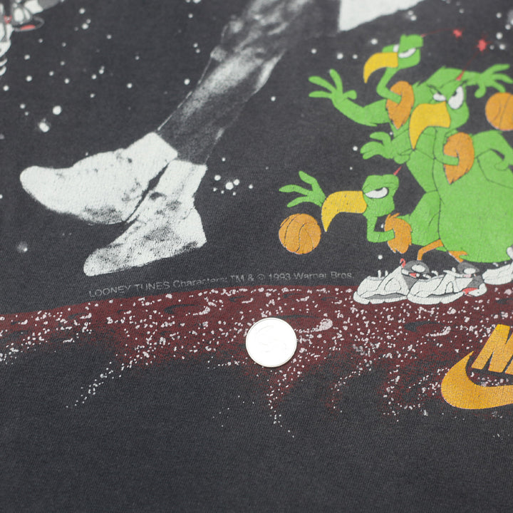90's Vintage Nike Michael Jordan Looney Tunes T-Shirt S.Stitch Made In USA XL - Fashion Rerun Vintage Migration_T-Shirt