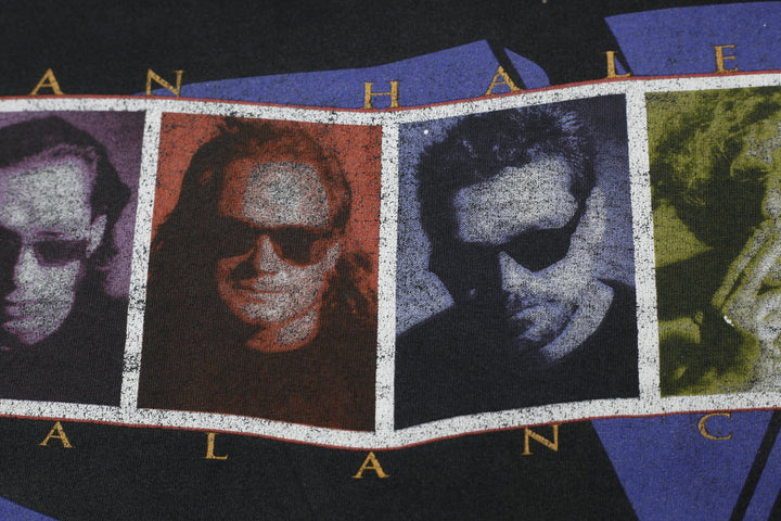 Vintage 1995 Van Halen Balance Tour T-Shirt Fruit of the Loom Blue Bar Size XL