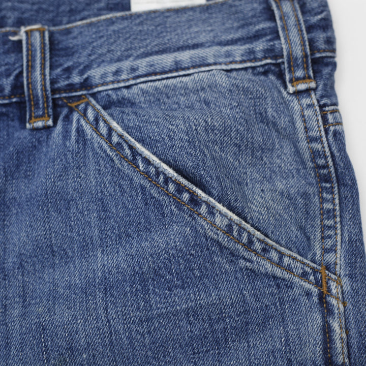 Mens Carhartt WIP Jacob Pant W34 Washed Straight Denim Jeans Size 34