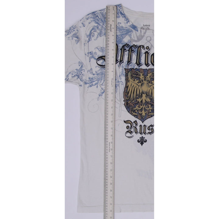 Y2K Mens Affliction Signature Series Georges St-Pierre T-Shirt Size L