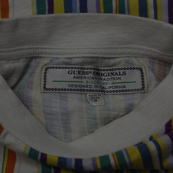 Vintage Guess Los Angeles Striped T-Shirt