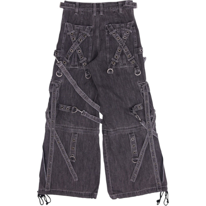 Y2K Ladies Tripp NYC Daang Goodman Bondage High Waisted Jeans Size XXS