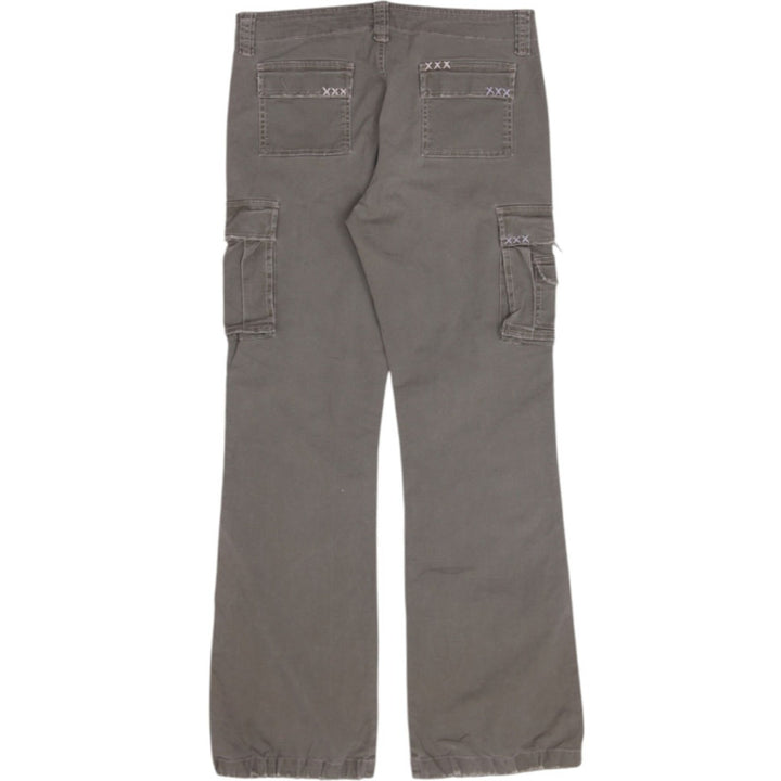 Y2K Ladies !iT Jeans Low Rise Cargo Bootcut Pants Size 16