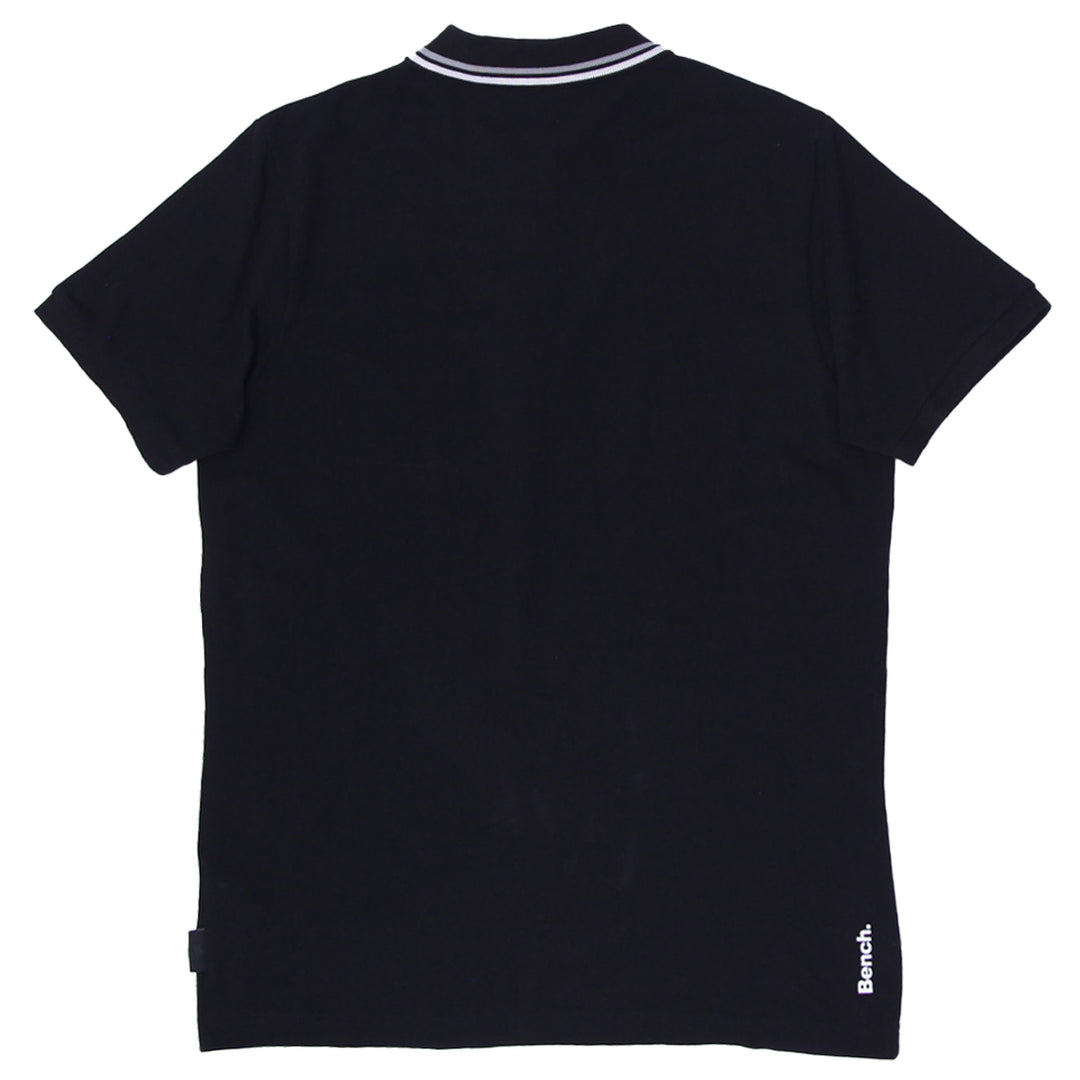 Mens Bench Logo Black Polo T-Shirt