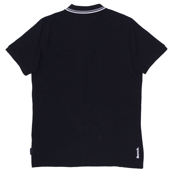Mens Bench Logo Black Polo T-Shirt