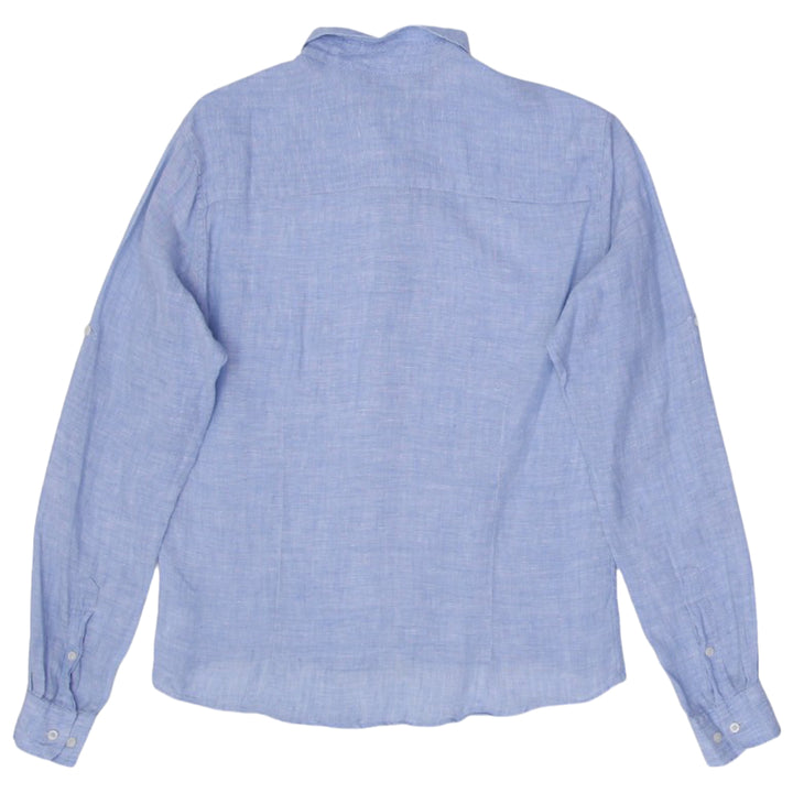 Mens Gianni Lupo 100% Linen Long Sleeve Shirt