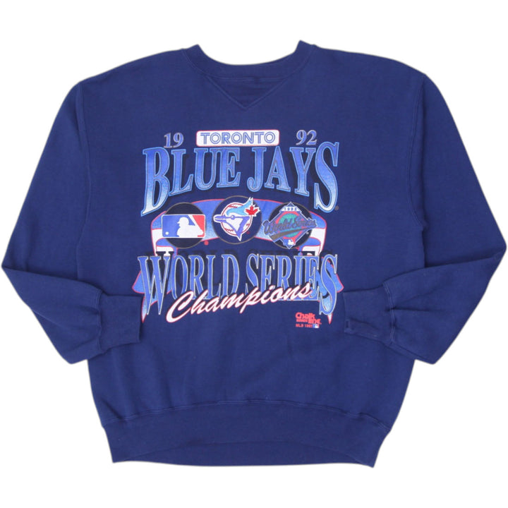 Vintage 1992 Toronto Blue Jays World Series Champions Crewneck Sweatshirt M | Migration_Sweatshirt | Fashion Rerun