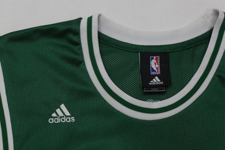 Mens NBA Adidas Celtics Garnett #5 Mesh Basketball Jersey