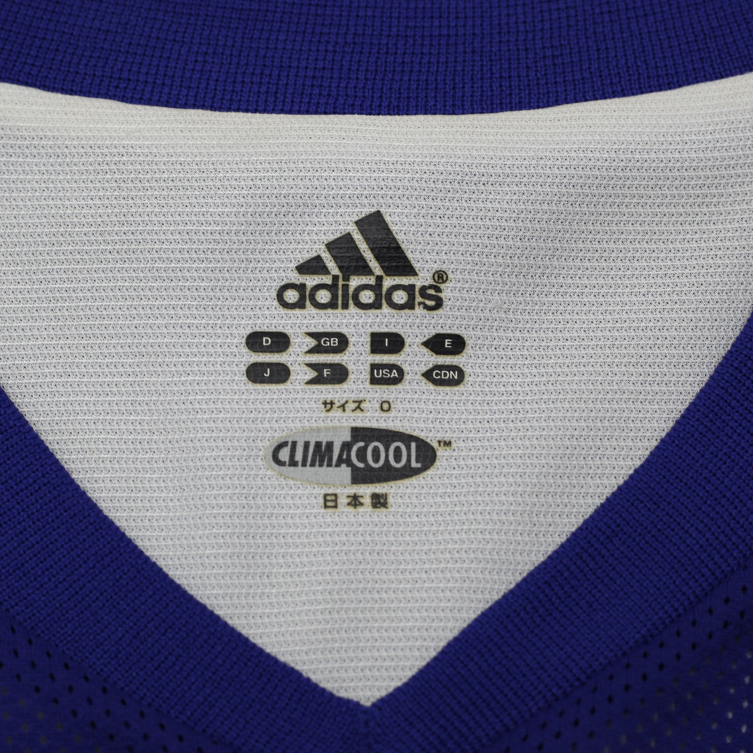 Vintage Mens Adidas Japan 2002-04 Home Football Jersey Blue World Cup 2002