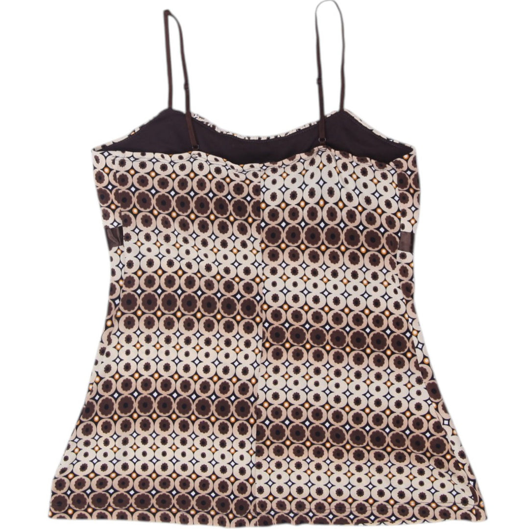Y2K Ladies Rampage Geometric Print Cami Top Size M