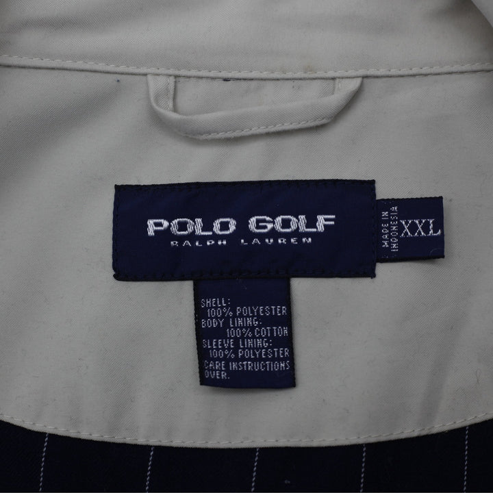 Vintage Mens Polo Golf Ralph Lauren Harrington Windbreaker Jacket Size XXL