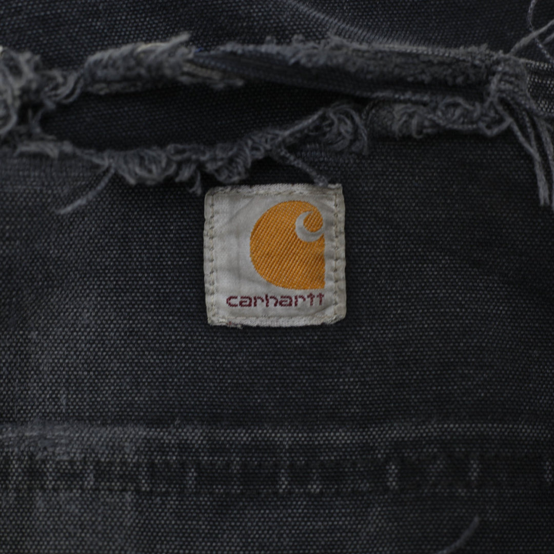 Mens Carhartt B01 BLK Dungaree Fit Double Knee Pants Size 32x32