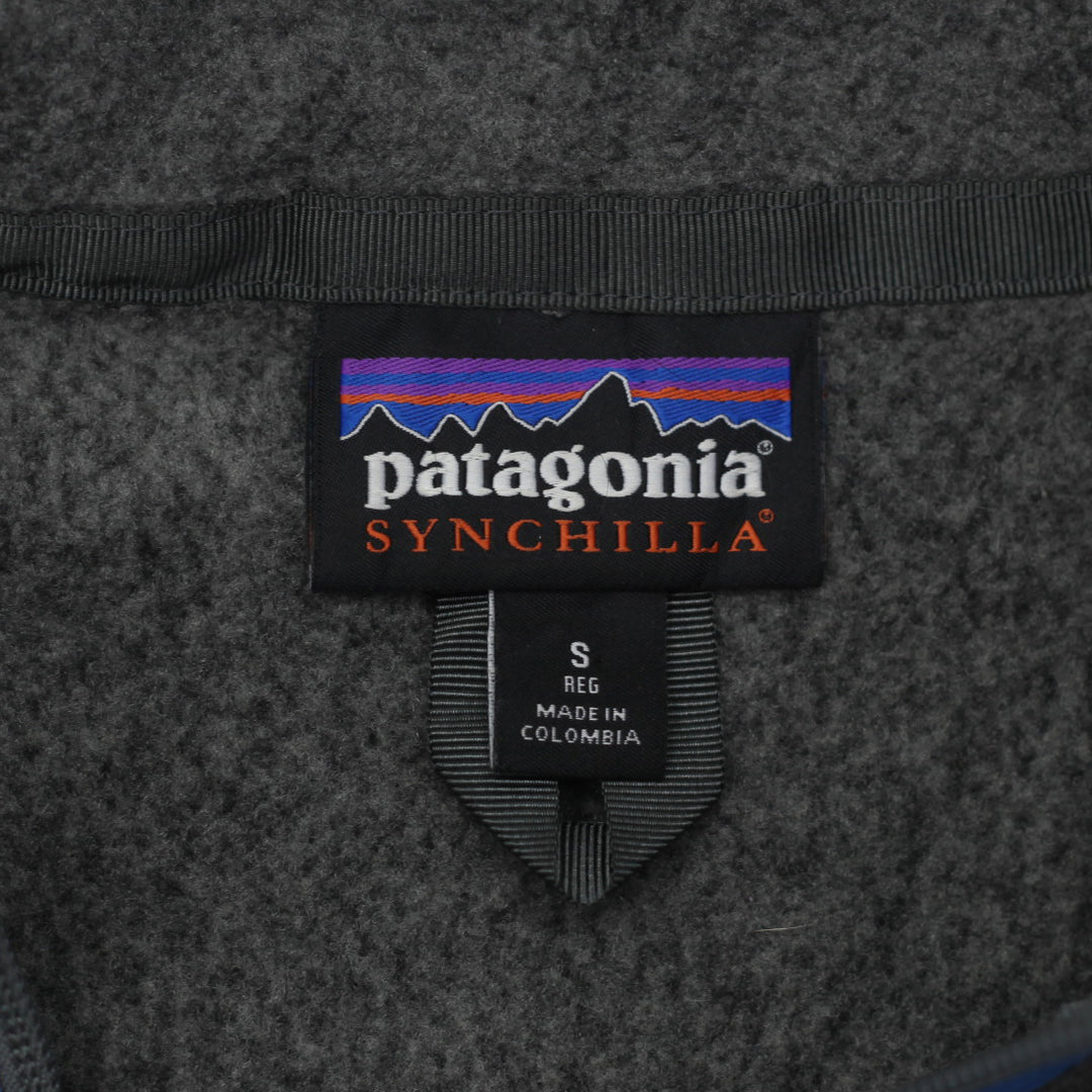 Mens Patagonia Synchilla Full Zip Fleece Vest - Fashion Rerun Vintage Migration_Jacket