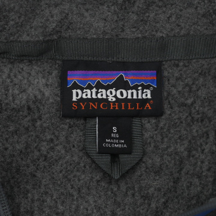 Mens Patagonia Synchilla Full Zip Fleece Vest - Fashion Rerun Vintage Migration_Jacket