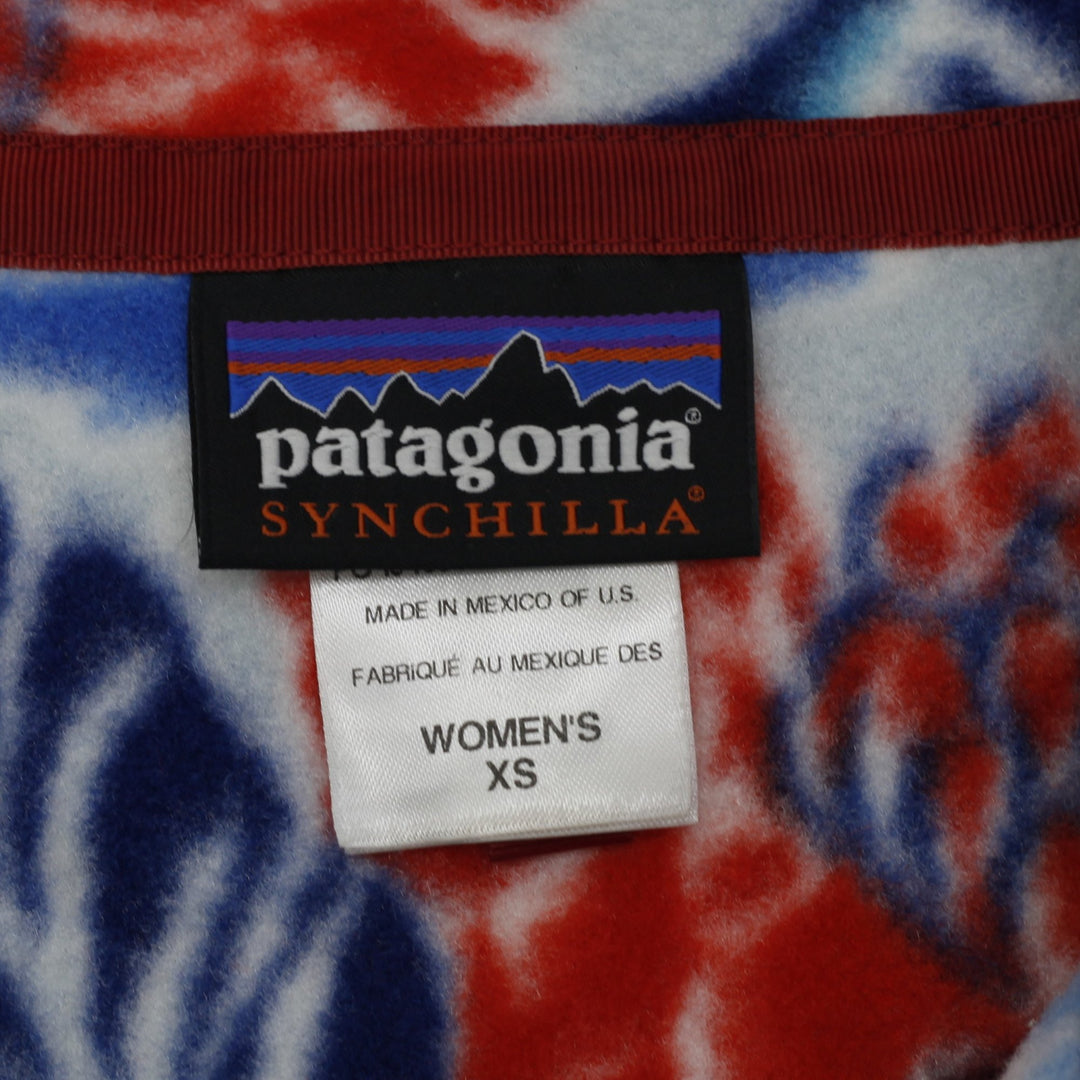 Ladies Patagonia Synchilla Hawaiian Mano Snap-T Fleece Pullover