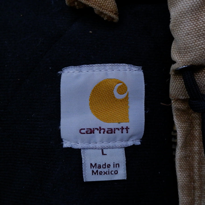 Mens Carhartt J130 211 Canvas Paint Marks Distressed Workwear Jacket | Migration_Jackets - Back View | Fashion Rerun