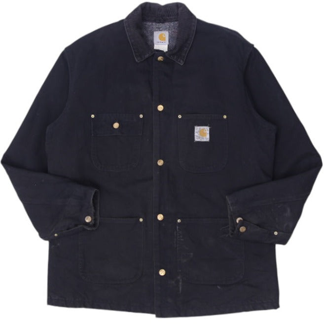 Mens Carhartt C01 BLK Blanket Lined Workwear Chore Jacket Size 42 | Migration_Jackets | Fashion Rerun