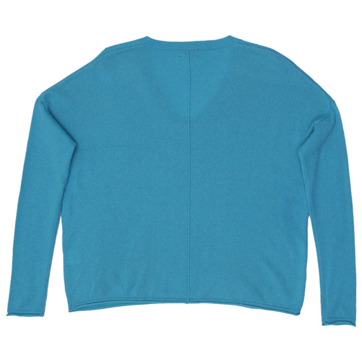 Ladies Line V-Neck 100% Cashmere Sweater