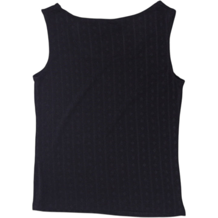 Y2K Ladies VAMP Pointelle Knit Tank Top Size M