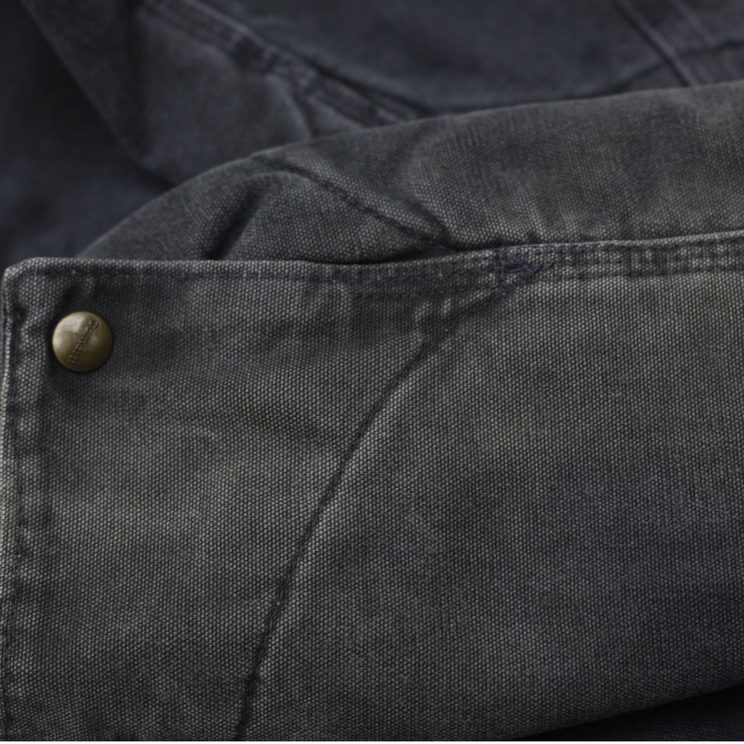 Vintage Carhartt J07 PTL Petrol Blue Charcoal Detroit Jacket Size 2XL