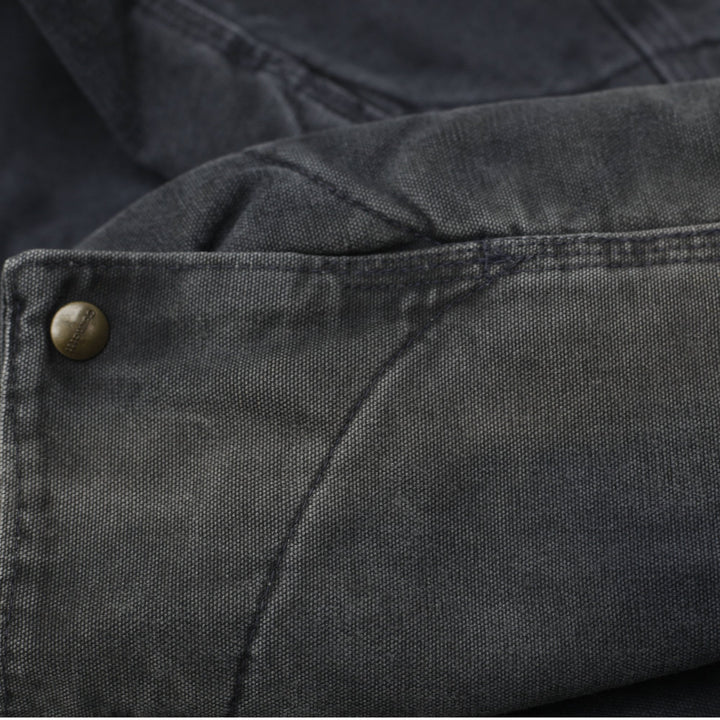 Vintage Carhartt J07 PTL Petrol Blue Charcoal Detroit Jacket Size 2XL
