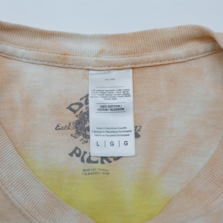Mens Grateful Dead Tie Dye Graphic 1973 Concert Style T-Shirt Size L