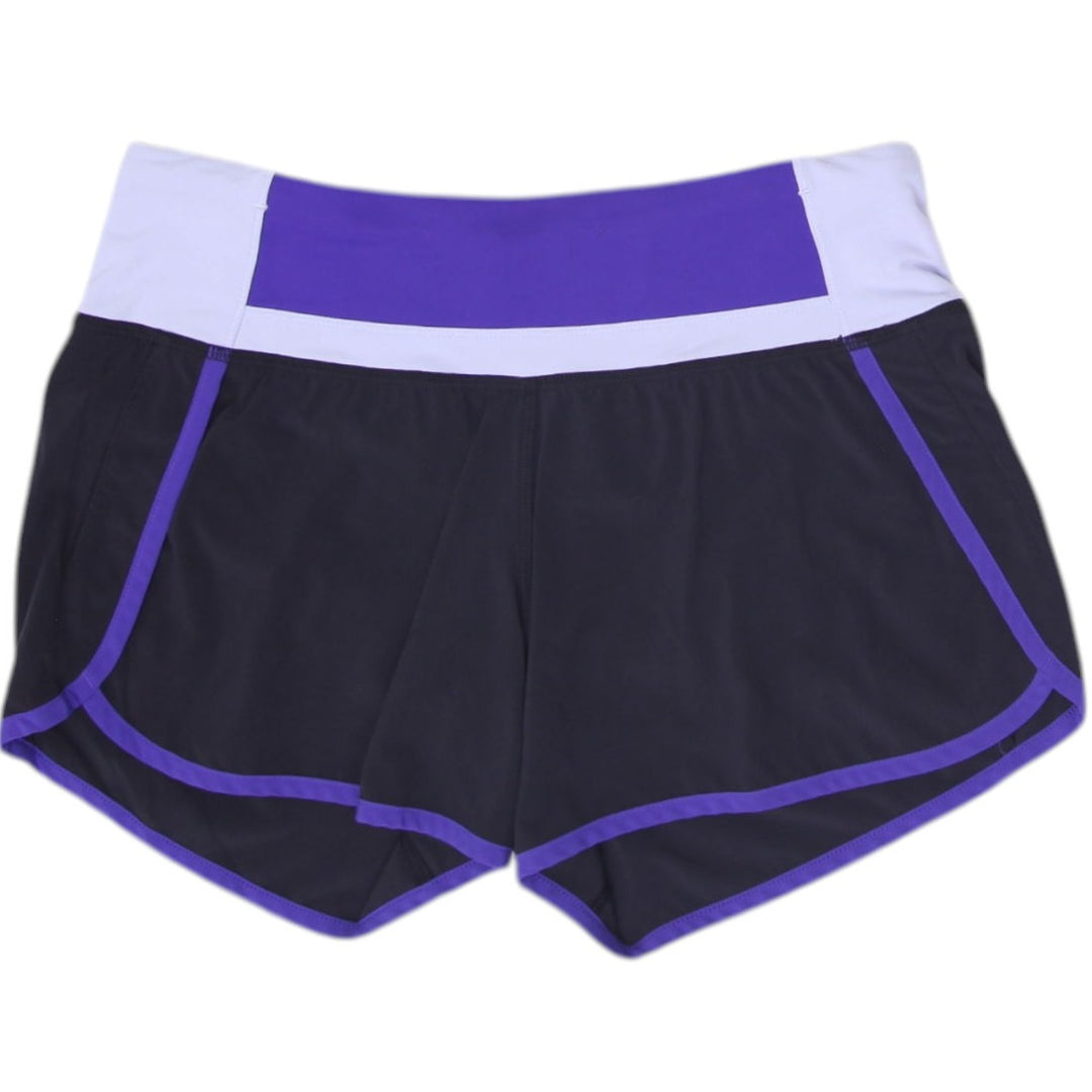 Ladies Lululemon Lined Low Rise Gym Running Track Shorts