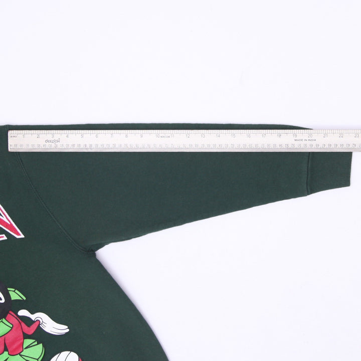 Vintage 90s Warner Bros Studio Store Marvin The Martian Sweatshirt USA Made S