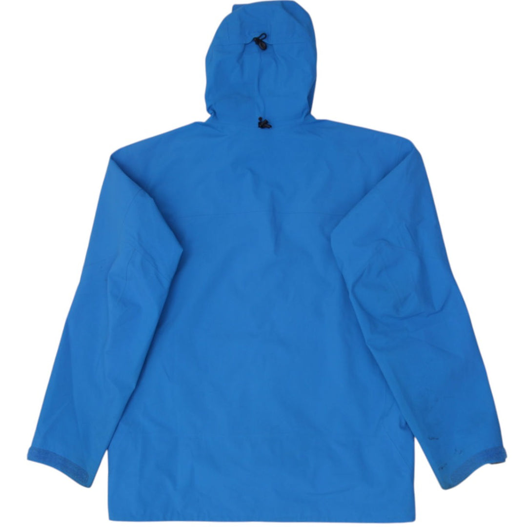 Mens Arc'teryx Jacket Blue Hooded Lightweight Waterproof L