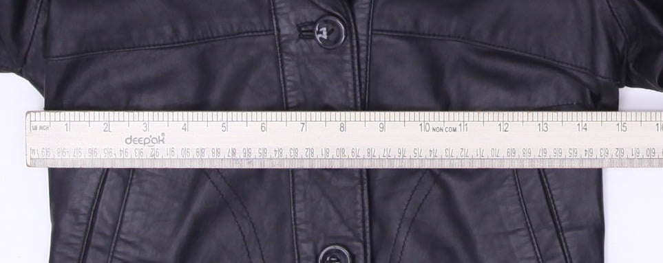Y2K Ladies Bebe Casual Leather Jacket Size XS
