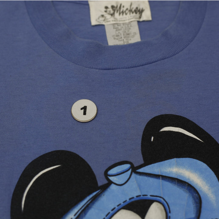 Vintage 90s Hip Hop Mickey Mouse Graphic T-Shirt Jerry Leigh Made in USA OSFA